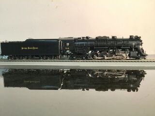 Brass Precision Scale Nickel Plate Class S 2 - 8 - 4 Berkshire.  Factory Painted
