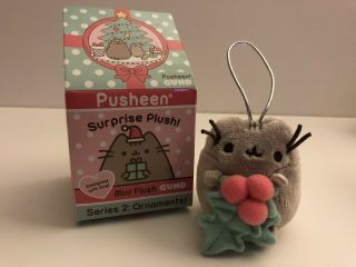 Pusheen Holly - Surprise Blind Box Mini Plush - Series 2 Holiday Ornaments