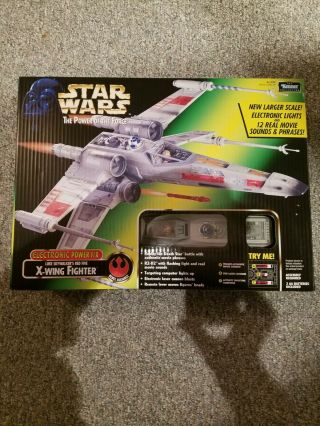 Star Wars Electronic Power Of The Force X - Wing Fighter