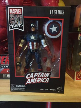 Marvel Legends Series Captain America 80 Year Anniversary Walmart Exclusive