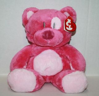 Ty Classic Kitty Cat Bluesy Hot Pink Plush Stuffed Floppy Soft Toy 2005 Lovey