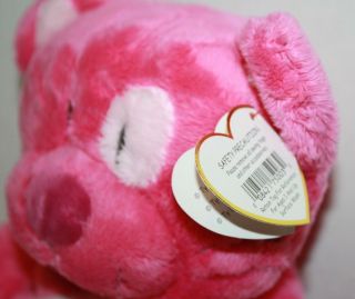 TY Classic Kitty Cat BLUESY Hot Pink Plush Stuffed Floppy SOFT TOY 2005 Lovey 3