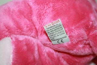 TY Classic Kitty Cat BLUESY Hot Pink Plush Stuffed Floppy SOFT TOY 2005 Lovey 7