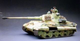 King & Country 54mm Ww2 German King Tiger Tank,  3 Partial Figs 2004 Ws67 Preoop