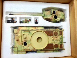 king & country 54mm ww2 German King tiger tank,  3 partial figs 2004 WS67 preoop 2