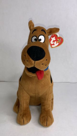 Ty Scooby Doo Large Beanie Buddys 12 " Scooby Doo Classic Plush Dog