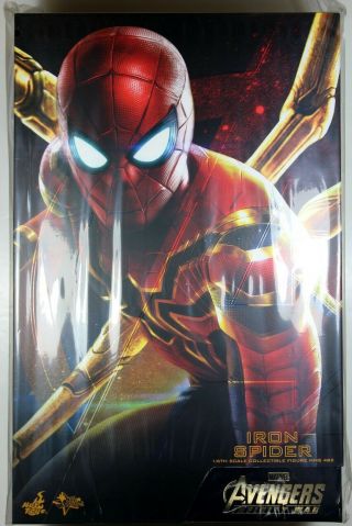 Hot Toys Mms 482 Marvel Avengers Infinity War Iron Spider - Man Collectible Figure