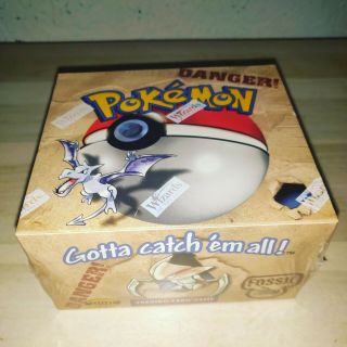 Factory Fossil Set Pokemon Booster Box Wotc Unlimited 1999 English