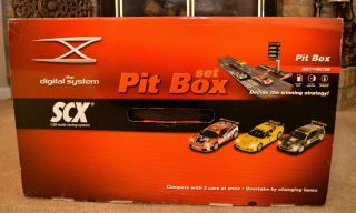 Scx Pit Box Digital Lane Changing Slot Car Set