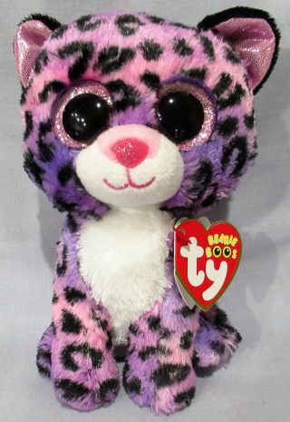 Jewel The Leopard - Ty 6 " Beanie Boos - W/ Tags Justice Exclusive