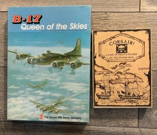 B - 17 Queen Of The Skies Board Game Avalon Hill Rar And Corsair By R.  R.  Sartore