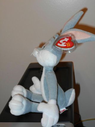 Ty Beanie Baby BUGS BUNNY (LOONEY TUNES) (Walgreen ' s Exclusive) MWMT VHTF 2