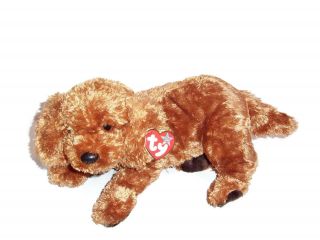 Ty Beanie Buddy Fitz Puppy Dog Plush Irish Setter Stuffed Animal 2004