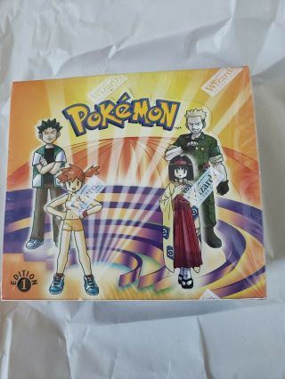 1st Edition Pokemon Gym Heroes Trading Card Game 36 Pack Booster Box Wotc