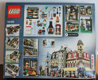 Lego Set 10185 Green Grocer - NIB - One End Open - Bags - Complete 3