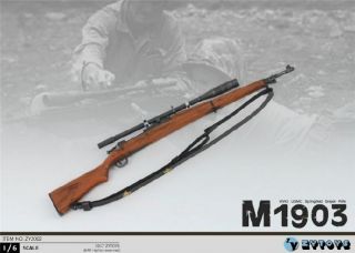 Zy Toys (zy2002) 1/6 Scale M1903 Sniper Rifle Weapon Gun Model For 12 " Figure