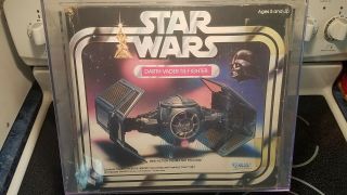 AFA 50 Kenner 1979 VINTAGE Star Wars Darth Vader Tie Fighter MISB MIB 2