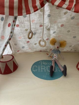 Maileg Mouse Circus Tent And Clown Mouse 2