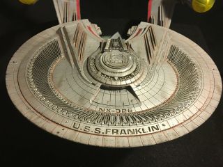 Star Trek USS Franklin Model - Moebius 1/350 - FULLY BUILT & PAINTED 2