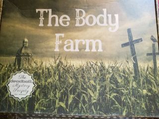 The Deadbolt Mystery Society The Body Farm - Murder Mystery Game