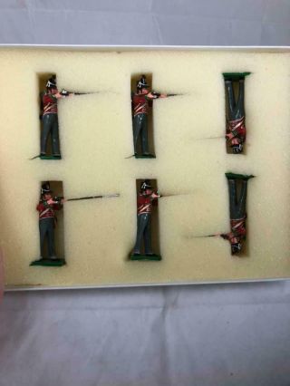Trophy Miniatures Wales Napoleonic War Wa3 British Infantry Firing 54mm