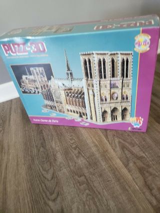 Puzz - 3d Notre - Dame De Paris 3 Dimensional 952 Piece Puzzle