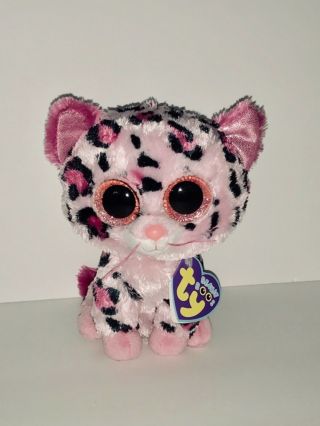Ty Gypsy Pink & Black Cheetah Beanie Boos Justice -,  Tag Hard To Find