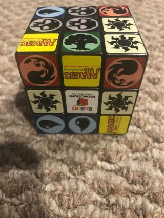 Magic the Gathering Rubik ' s Cube VERY RARE PROMOTIONAL MTG LIMITED 2