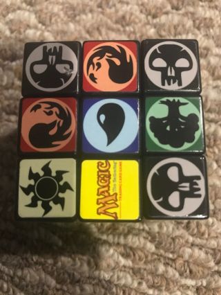 Magic the Gathering Rubik ' s Cube VERY RARE PROMOTIONAL MTG LIMITED 3