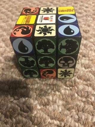 Magic the Gathering Rubik ' s Cube VERY RARE PROMOTIONAL MTG LIMITED 5