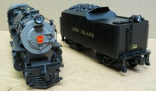 MTH Premier 20 - 3380 - 1 Long Island 4 - 6 - 0 G - 5s Steam Engine w/PS2 O - Gauge LN 5