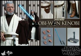 Hot Toys Mms283 Star Wars Iv Obi - Wan Kenobi 1/6th Scale Action Figure