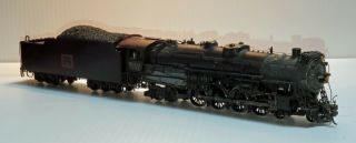 Relisted And Reduced: Brass Overland Models Cb&q 4 - 8 - 4 W/ Updated Dcc And Sound