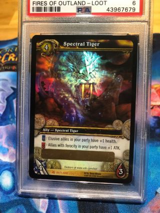 World Of Warcraft Tcg Spectral Tiger Loot Card