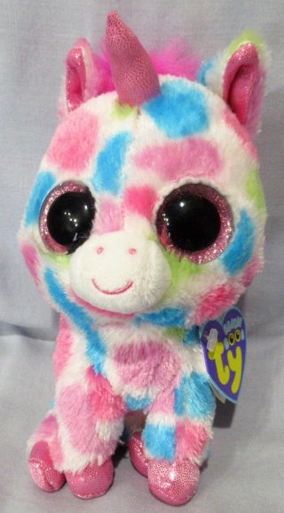 Skylar The Unicorn - Ty 6 " Beanie Boos - W/ Tags Justice Exclusive