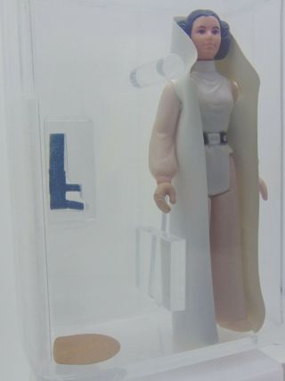1977 Star Wars Princess Leia Organa Brown Hair and Belt,  HK,  AFA Graded 70 EX, 5