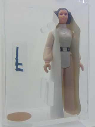 1977 Star Wars Princess Leia Organa Brown Hair and Belt,  HK,  AFA Graded 70 EX, 7