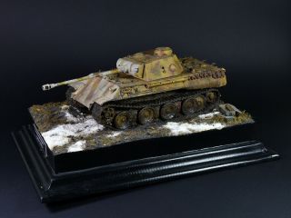 PRO - BUILT 1/35 Panther D German WW2 tank Diorama (IN - STOCK) 4
