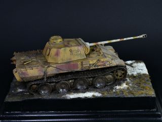 PRO - BUILT 1/35 Panther D German WW2 tank Diorama (IN - STOCK) 5