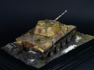 PRO - BUILT 1/35 Panther D German WW2 tank Diorama (IN - STOCK) 6