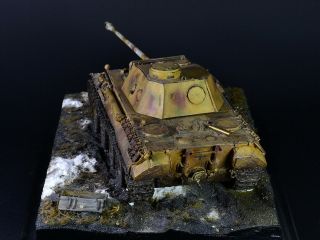 PRO - BUILT 1/35 Panther D German WW2 tank Diorama (IN - STOCK) 7