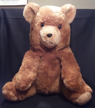 16 " Viintage Russ Berrie Co Brown Oliver Teddy Bear 661 Stuffed Animal Toy Plush