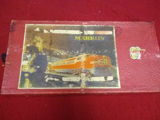 Vintage Marklin Model Train Box Set Ho Scale Steam Locomotive