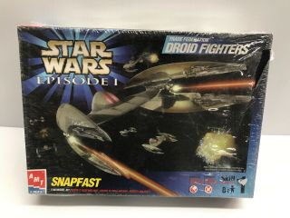 Star Wars Episode 1 Trade Federation Droid Fighter 1:48 Model Kit (factory Seal)