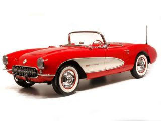 1/6 Highway 61 1957 Corvette Red / Beige 50402 Massive Rare Model