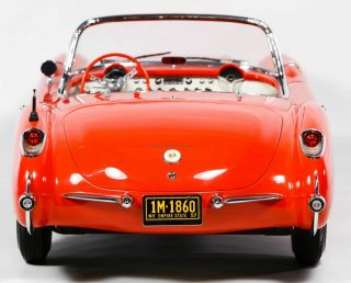 1/6 Highway 61 1957 Corvette Red / Beige 50402 MASSIVE RARE MODEL 4
