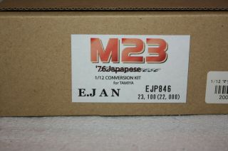 E - Jan Transkit For Tamiya 1/12 Scale Mclaren M23 F1 Race Car Plastic Model Kit