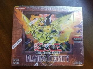 Yugioh Flaming Eternity 1st Edition 24 Count Booster Box Hobby 103024.
