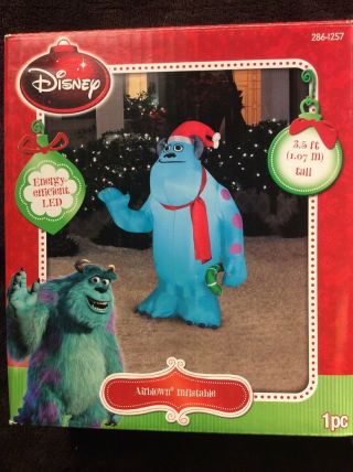 Gemmy Disney Monsters Inc.  Sully,  Mike Christmas Inflatable Set Of 2 RARE 2