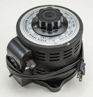 Micronta Variable Transformer By Radio Shack 115 Volt Input,  0 - 140v Output